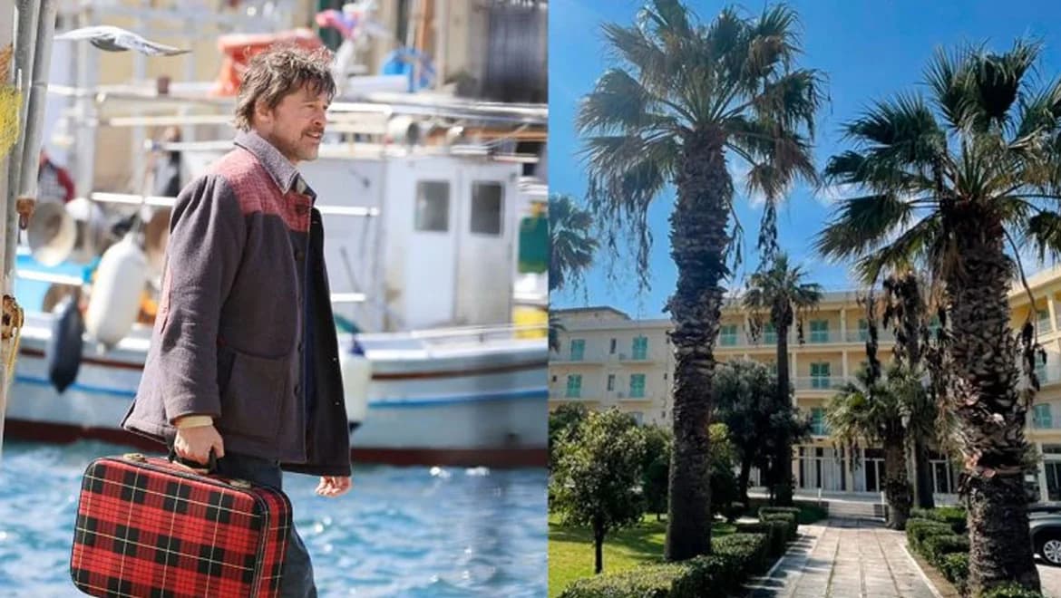 Brad Pitt dreht Film im historischen Nireus Hotel in Nea Makri