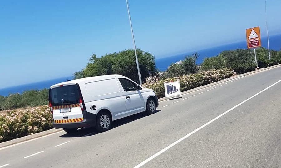 Attack on Speed Camera Van Operator on Paphos-Limassol Highway