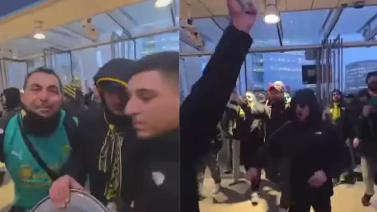 AEK-Fans marschieren mit Apostolou und Klimis