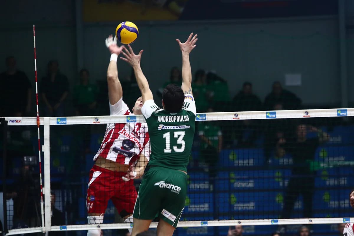 Volley League: Παναθηναϊκός εναντίον Ολυμπιακού στους ημιτελικούς