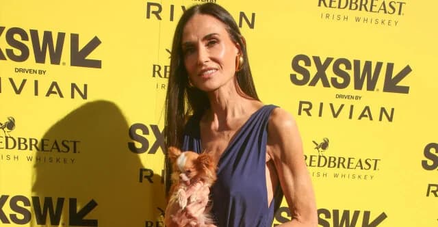 La delgada figura de Demi Moore desata rumores sobre Ozempic