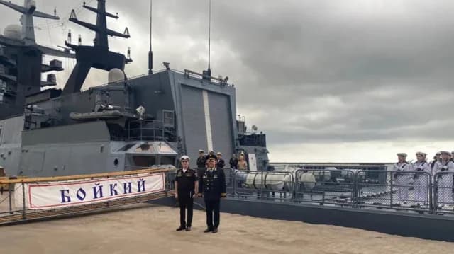 Russian warship used fake signal in English Channel, BBC reports