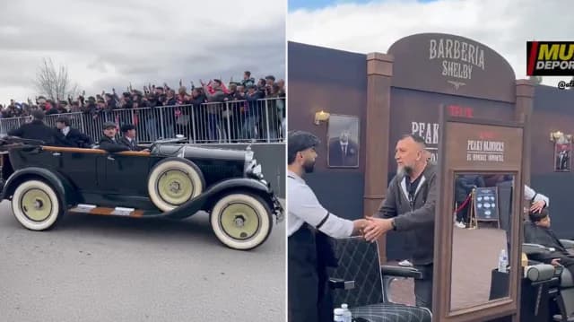 Ατλέτικο Μαδρίτης: Προώθηση της ταινίας «Peaky Blinders» στο Μετροπολιτάνο