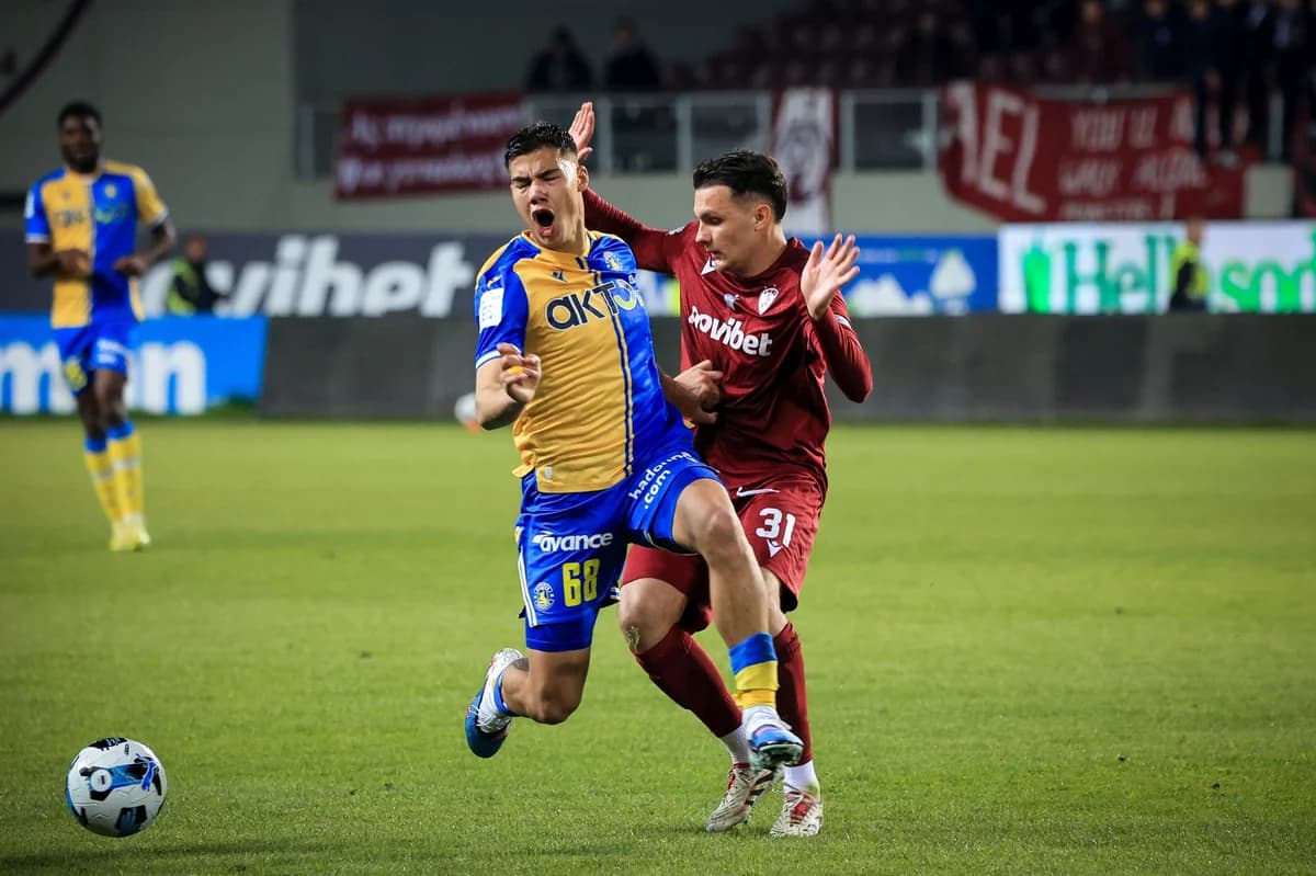 AEL Novibet - Asteras AKTOR 1-1: Unentschieden in Larisa
