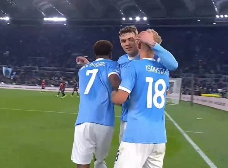 Лацио - Милан 1-0: Интер +8, Напряжение между Леао и Аллегри