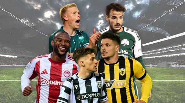 Super League: ΠΑΟΚ, Ολυμπιακός και ΑΕΚ ισοβαθμούν στην κορυφή