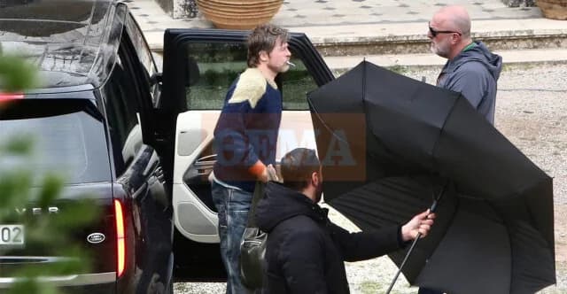 Brad Pitt filma en la Mansión de la Duquesa de Plaisance en Grecia