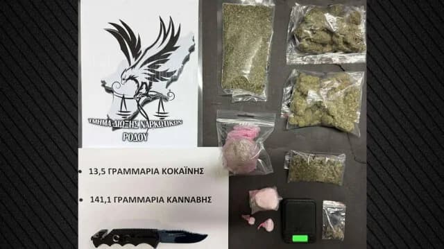 Rodas: Detenciones por tráfico de drogas y posesión ilegal de armas