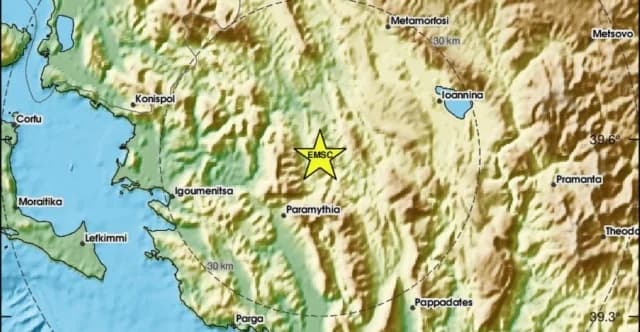 Earthquake Activity in Epirus: Two Quakes Above 4.5 Richter