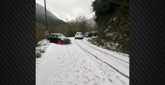Χαλαζόπτωση στο Πάπιγκο: Εγκλωβίστηκαν πάνω από 30 οχήματα