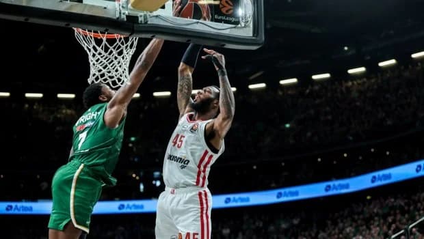 Euroleague: Moses Wright Tops Top-10 for Round 34