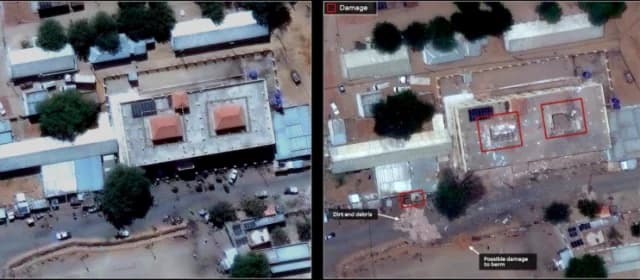 苏丹：卫星图像显示境内流离失所者营地发生火灾