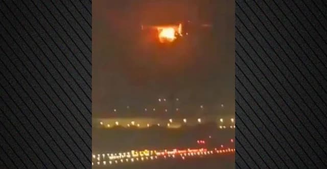 巴西：达美航空航班因引擎起火紧急迫降