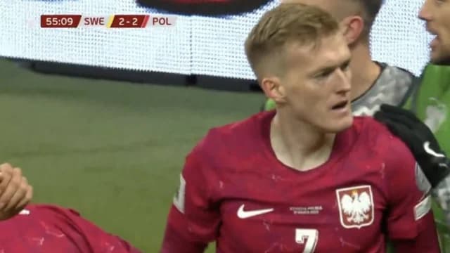 Świderski erzielt Tor für Polen gegen Schweden