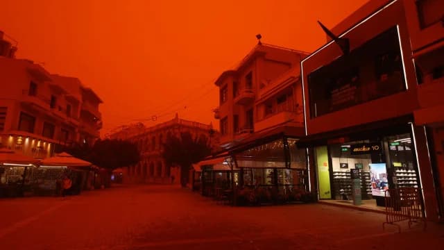Ο ΟΦΗ με πορτοκαλί εμφάνιση στον τελικό Κυπέλλου Ελλάδας λόγω αφρικανικής σκόνης