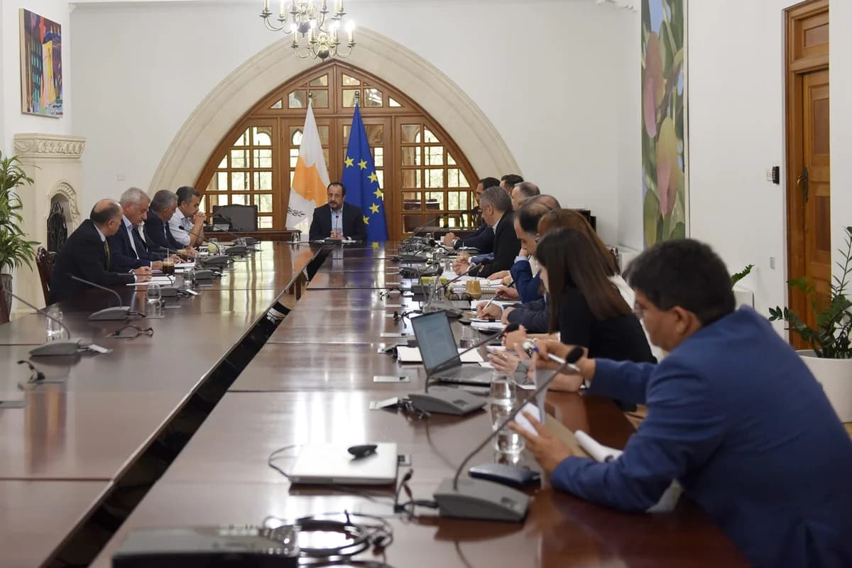 Christodoulides: Acelerar la absorción de 8 millones de euros para reducir fugas de agua