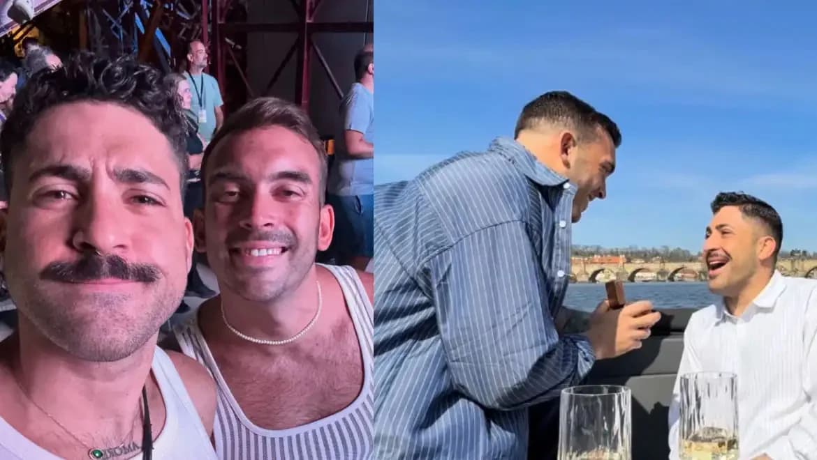 Jason Mandilas: Rührender Heiratsantrag in Prag