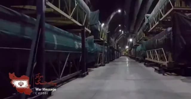 Irán Publica Video de Instalaciones Subterráneas de Misiles, Afirma Renovación de Arsenal
