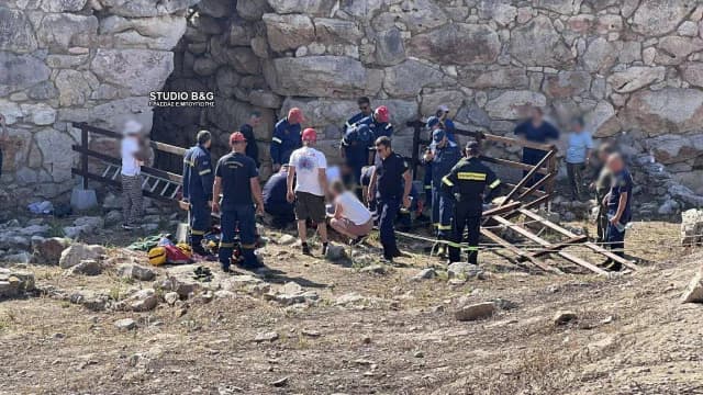Tourist Rescued After Falling into Well in Argolida, Greece
