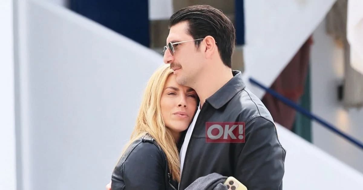 Doretta Papadimitriou y Giorgos Gerontidakis: Vacaciones de Pascua en Mykonos