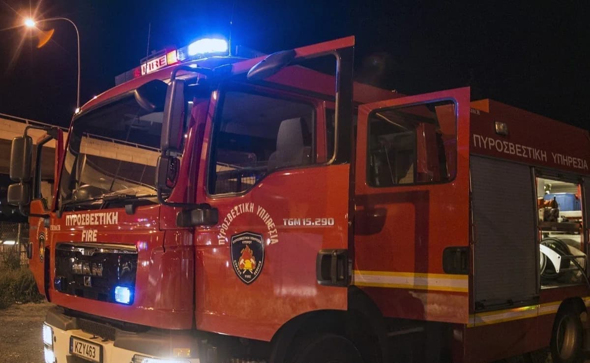Motorcycle Arson in Limassol – Fire Damages Scrap Materials