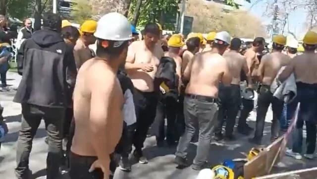 土耳其：安卡拉煤矿工人抗议活动中发生冲突