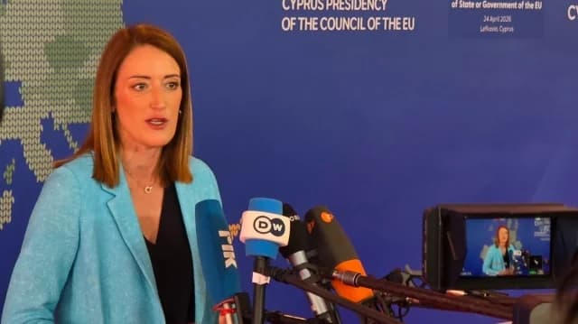 Metsola pide nueva financiación y estrategia energética para la UE desde Chipre