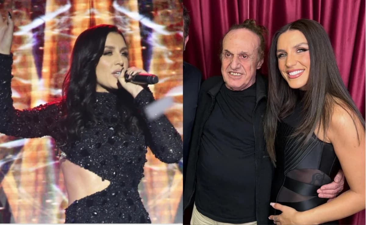 Vasilis Papakonstantinou: Surprise appearance at Ioulia Kallimani's show