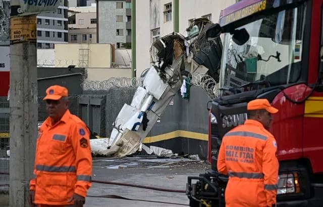 ברזיל: מטוס חד-מנועי התרסק לתוך בניין דירות בבלו הוריזונטה