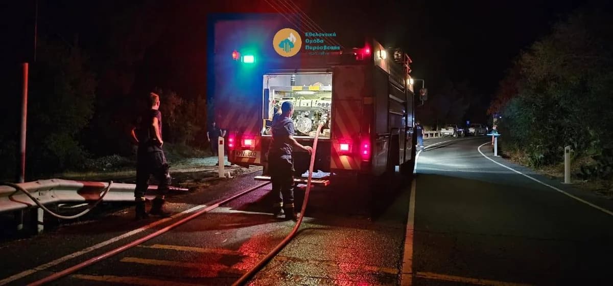 Moniatis: Head-on Collision, Fire, and Electricity Pole Cut Off