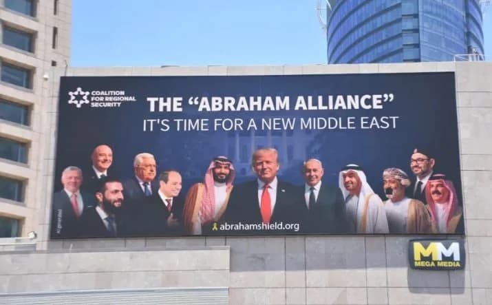Tel Aviv: Cartel de los 'Acuerdos de Abraham' señala un 'Nuevo Medio Oriente'