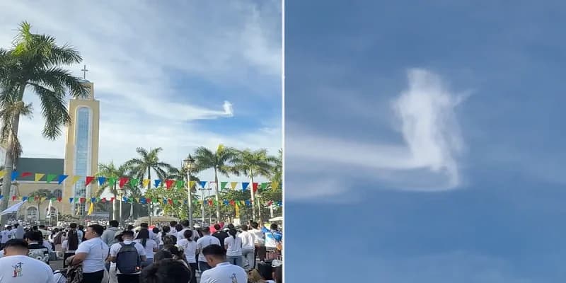 Philippinen: Christusförmige Wolke in Naga gesichtet