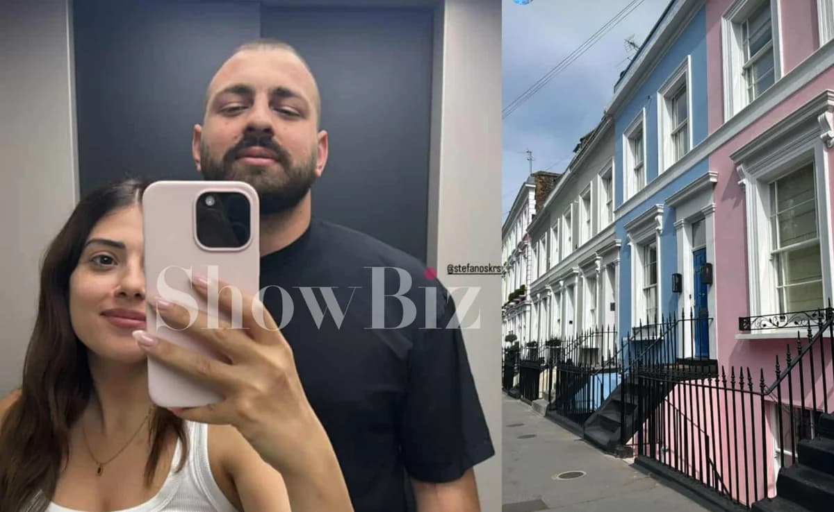 Dora Makrygianni: Vacaciones en Londres con Stefanos