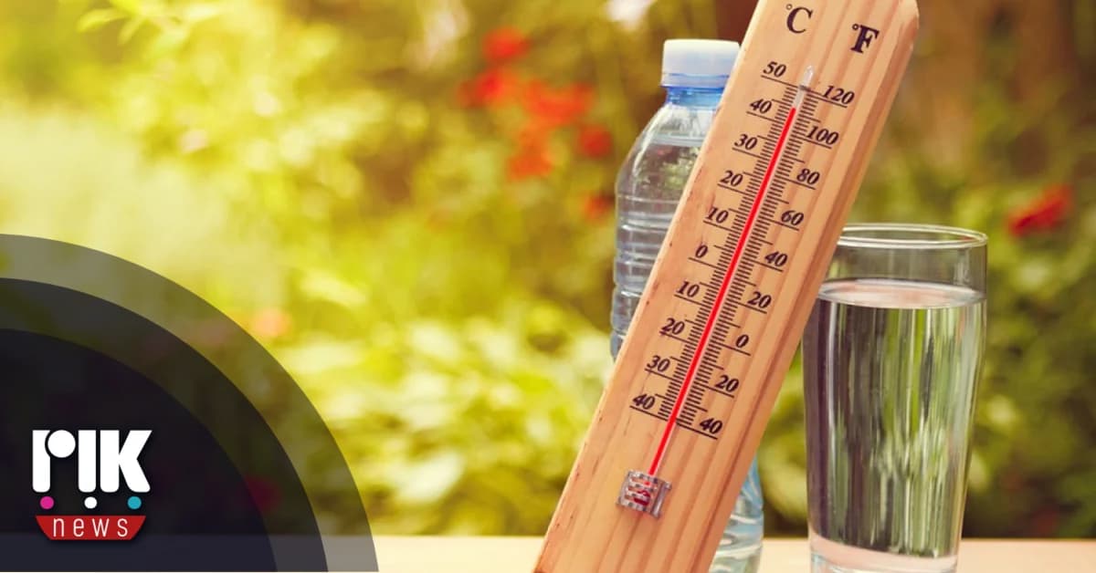 Gelbe Warnung vor hohen Temperaturen vom Meteorologischen Amt herausgegeben