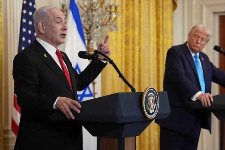 נתניהו-טראמפ: הסכם לסיום המלחמה בעזה