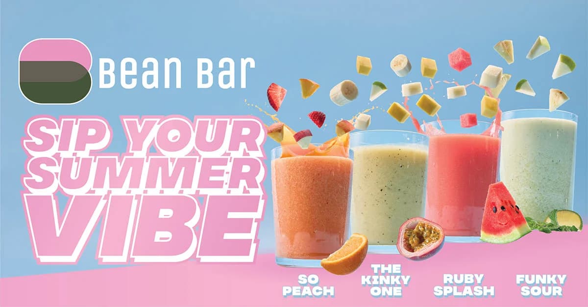 Bean Bar משיקה מיצי פירות טריים ב-100% לקיץ