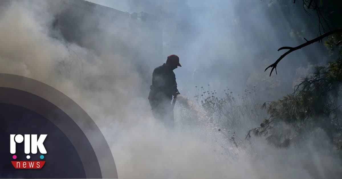 Brand in Palaia Fokaia: Elektrokabel als Ursache vermutet