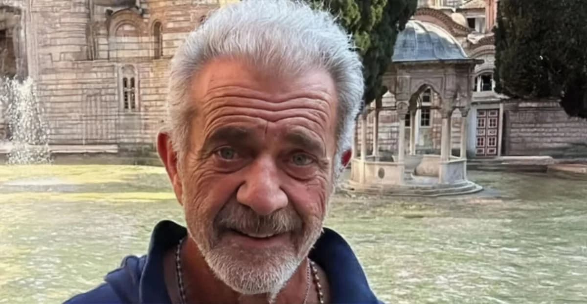 Mel Gibson Visits Hilandar Monastery on Mount Athos