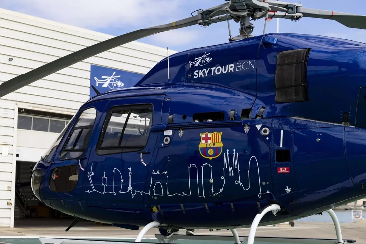 Barcelona: Tour en helicóptero para aficionados