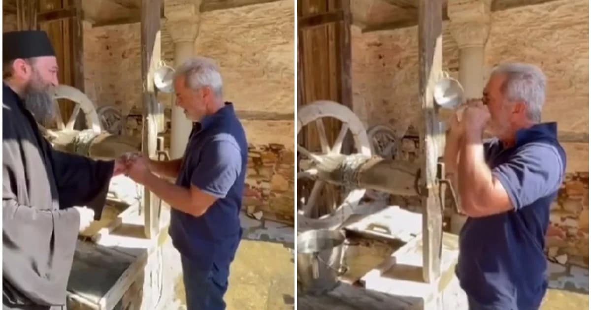 Mel Gibson: Video of Blessing at Mount Athos