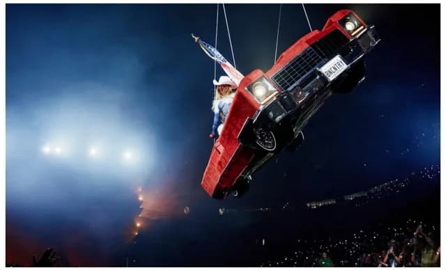 Beyoncé: Technisches Problem mit fliegendem Auto bei Konzert