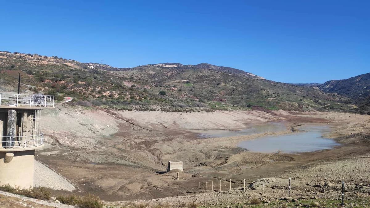 Κύπρος: Στο 19,4% η πληρότητα των φραγμάτων, ανησυχία για διαρροές