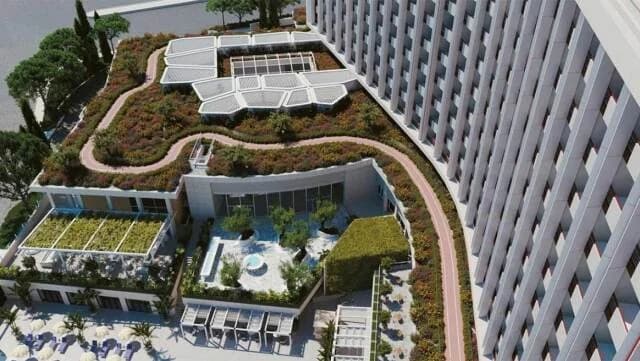 New Garden at Former «Hilton» by TEMES and Olayan
