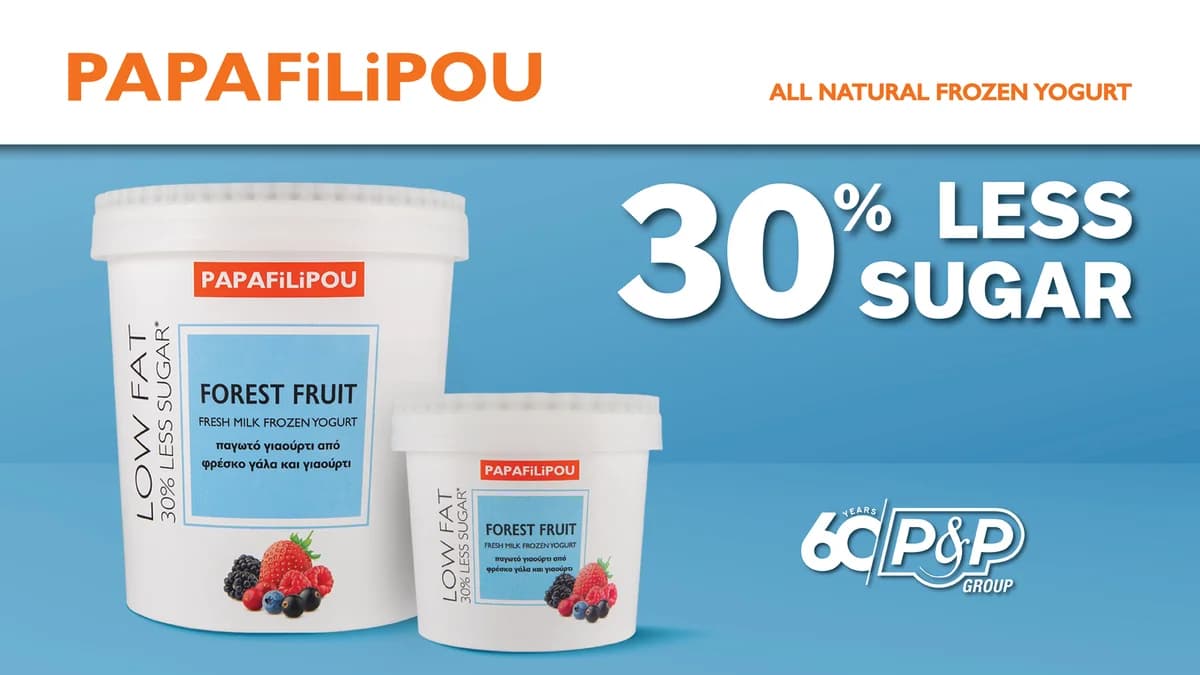 PAPAFiLiPOU Lanza Nuevo Yogur Helado de Frutos del Bosque