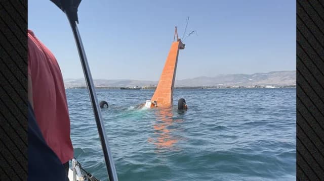 אלפסינה: חילוץ מסוק לאחר נחיתת חירום בים