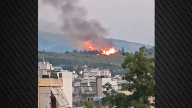 Φωτιά στο Ψυχικό: Ξεκίνησε από έκρηξη μετασχηματιστή, λέει ο δήμαρχος Γαλατσίου