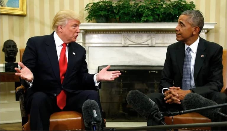 Trump acusa a Obama de 'traición' en medio del resurgimiento del caso Epstein
