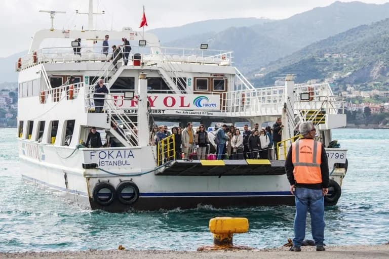 Tráfico Turístico Turco Reducido en las Islas del Egeo
