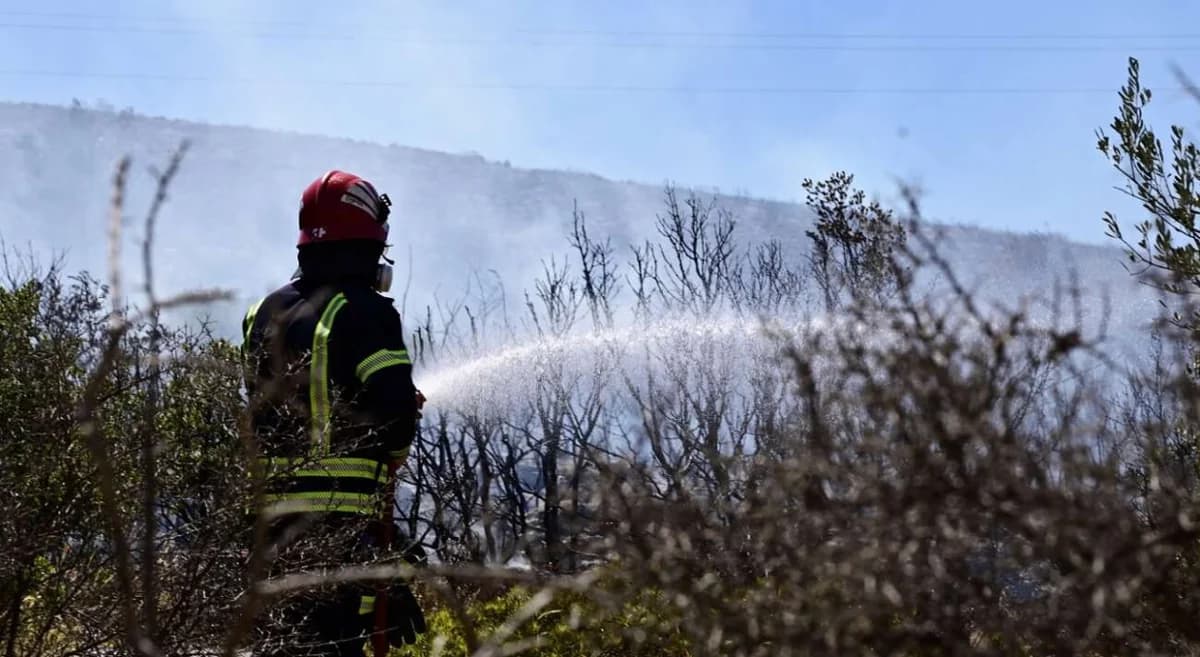 Fire in Nicosia District: Property Damage, Houses Protected