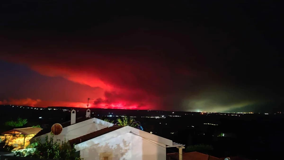 Incendio en Souni-Zanatzia: 'Es desesperación', dice el alcalde de Agios Therapon